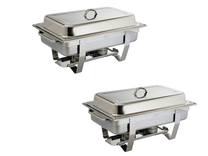 2 x chafing dishes
