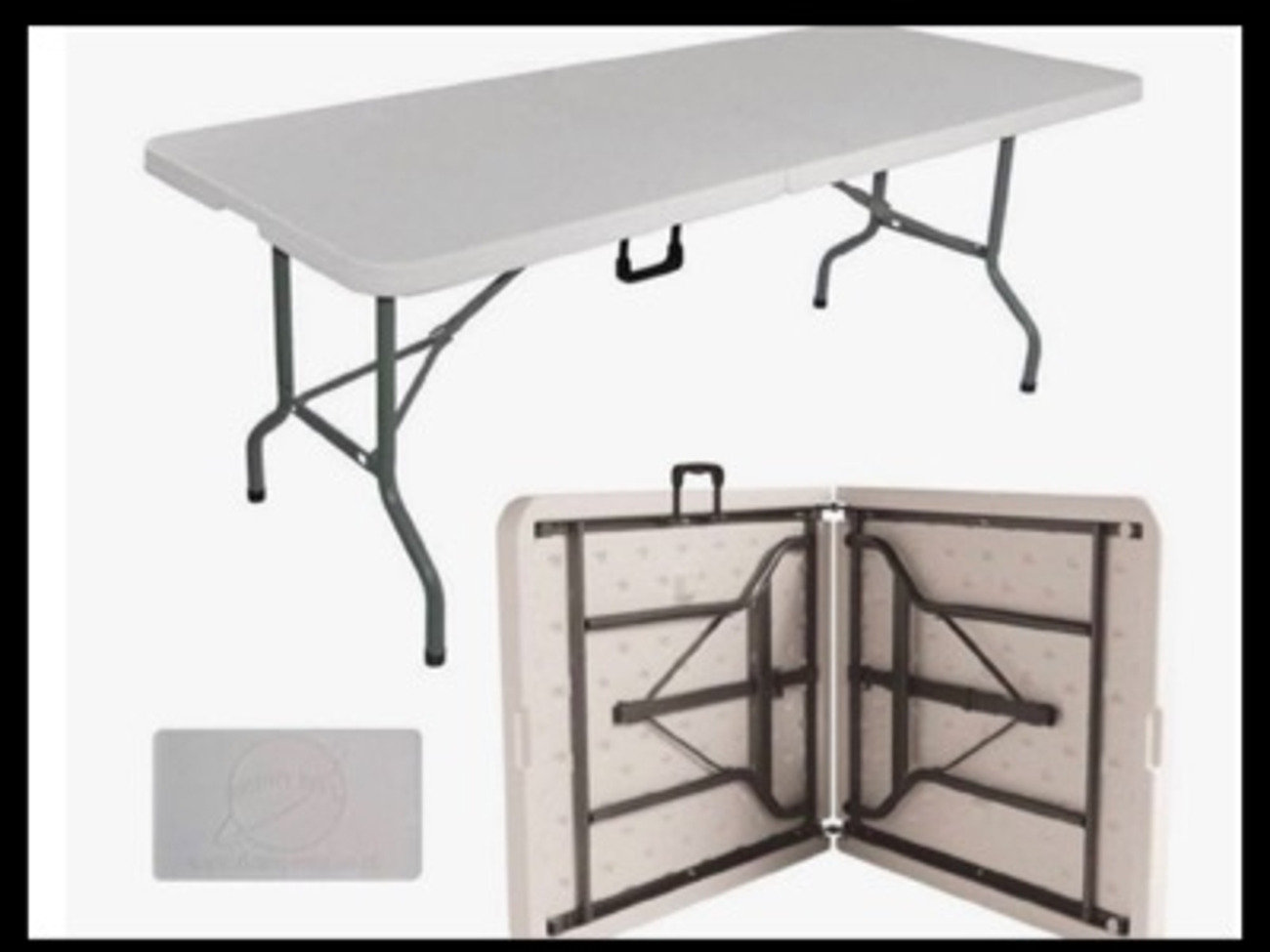 2 x foldable table