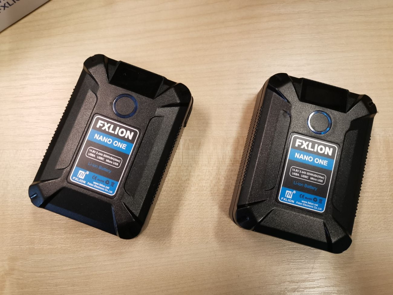 2 x fxlion nano one v lock batteries (50wh each)