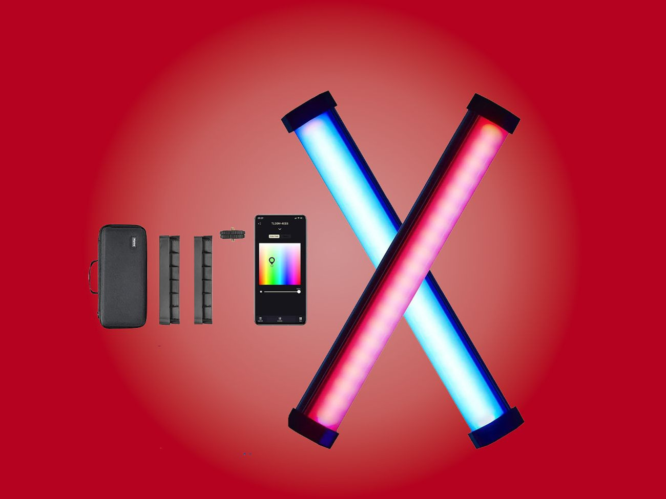 2 x godox tl30 tube lights