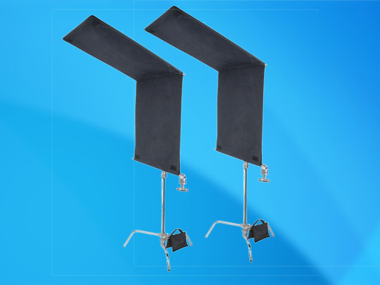 2 x kupo 36" floppy + c stand