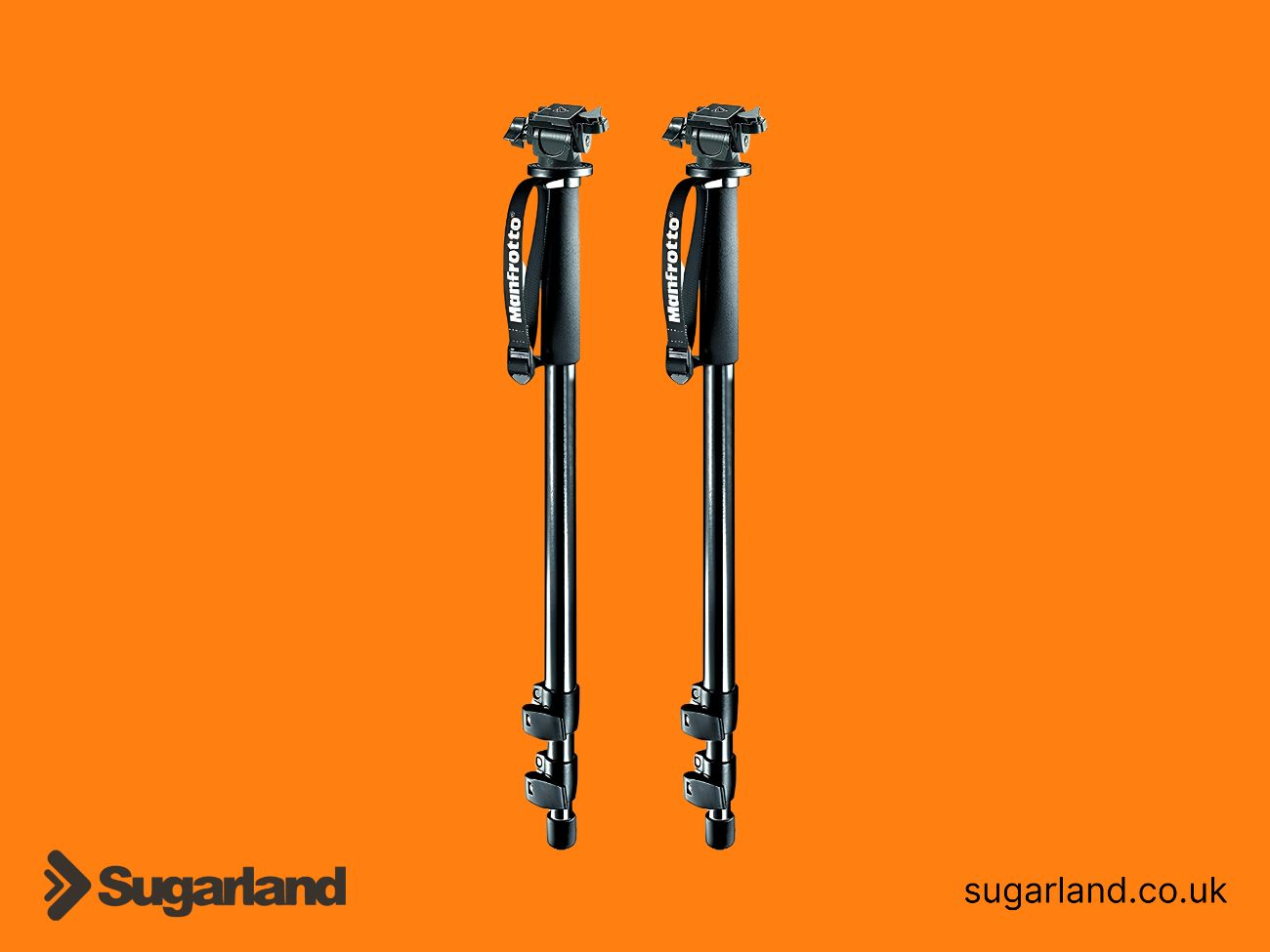 2 x manfrotto 679b monopods
