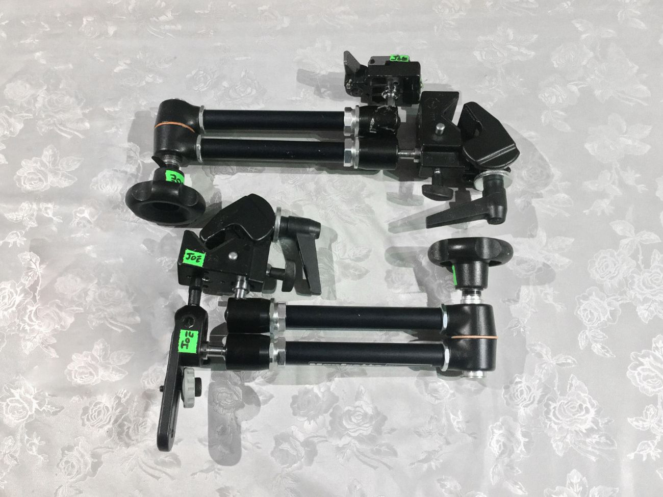 2 x manfrotto magic arm + release plate + super clamp