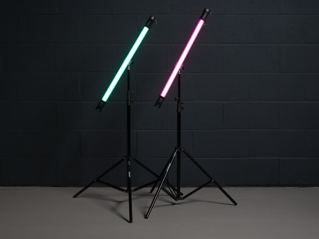 2 x nanlite pavotube 15c rgb led tube lights