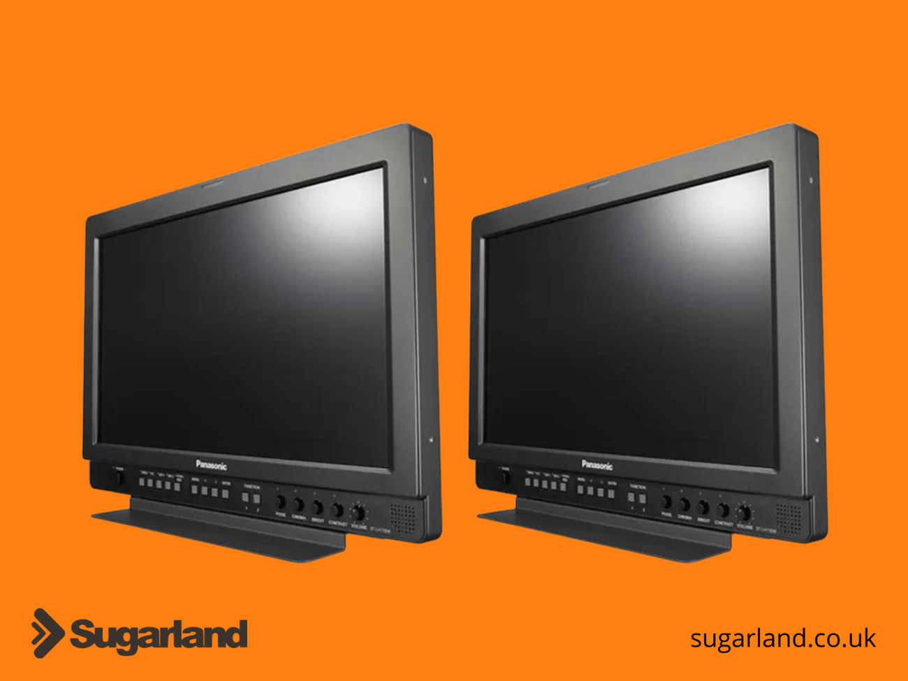 2 x panasonic bt-lh1700w 17” hd monitor