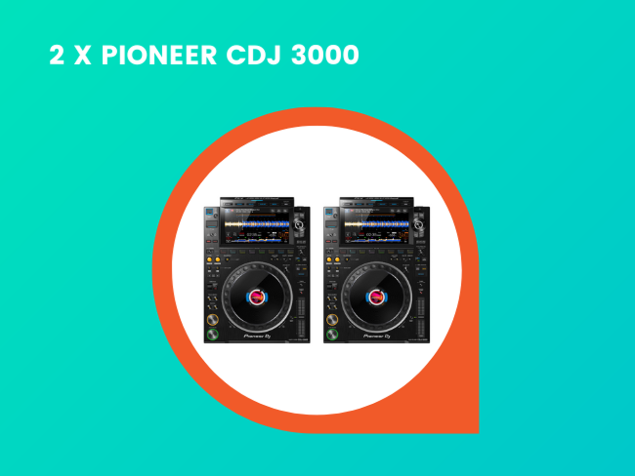 2 x pioneer cdj 3000