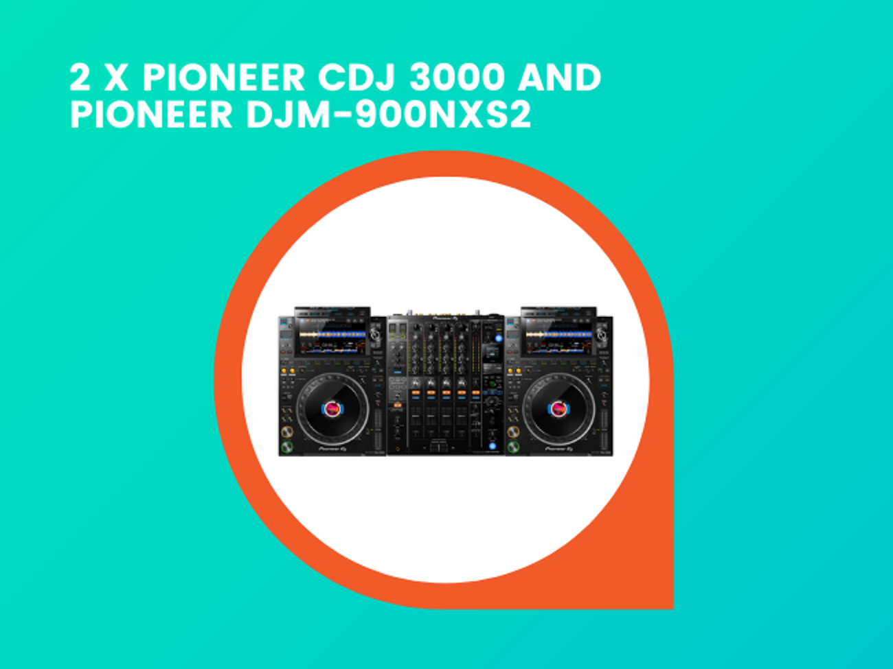 2 x pioneer cdj 3000 and pioneer djm-900nxs2