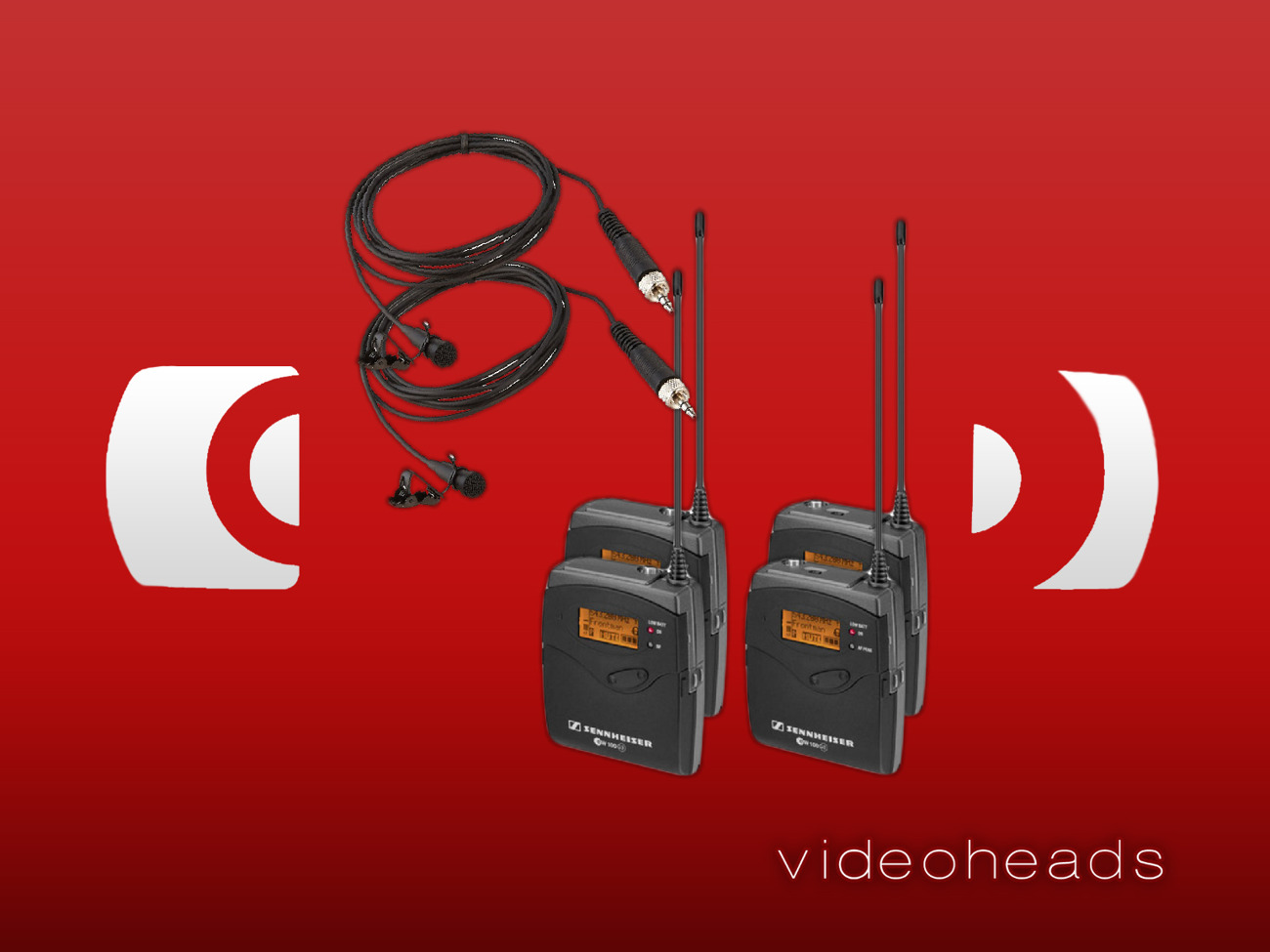 2 x sennheiser g3 radio kits (with me2 microphones)
