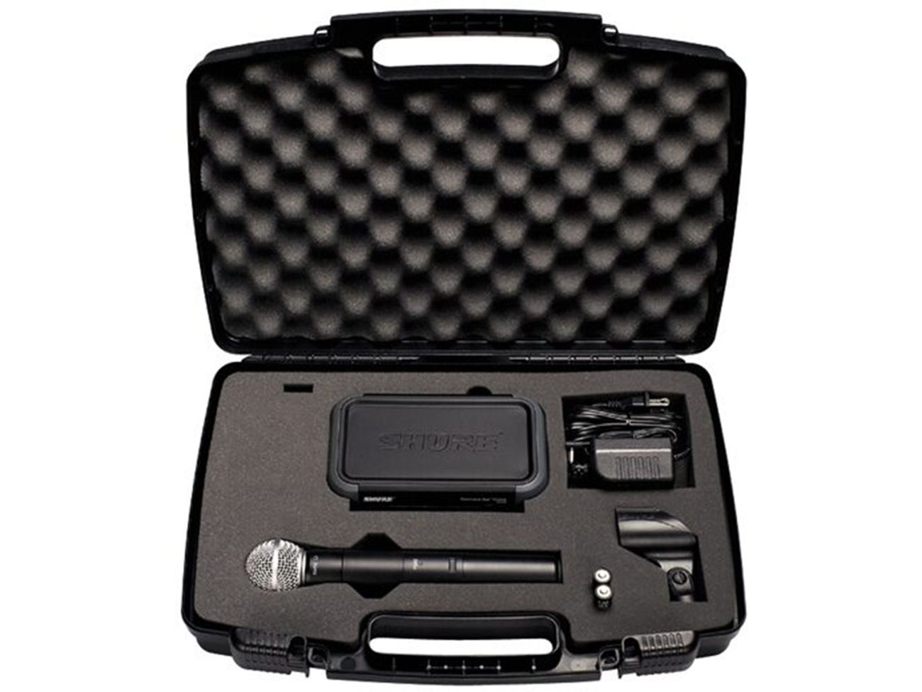 2 x shure pgx2/4 wireless microphones with beta58 capsules