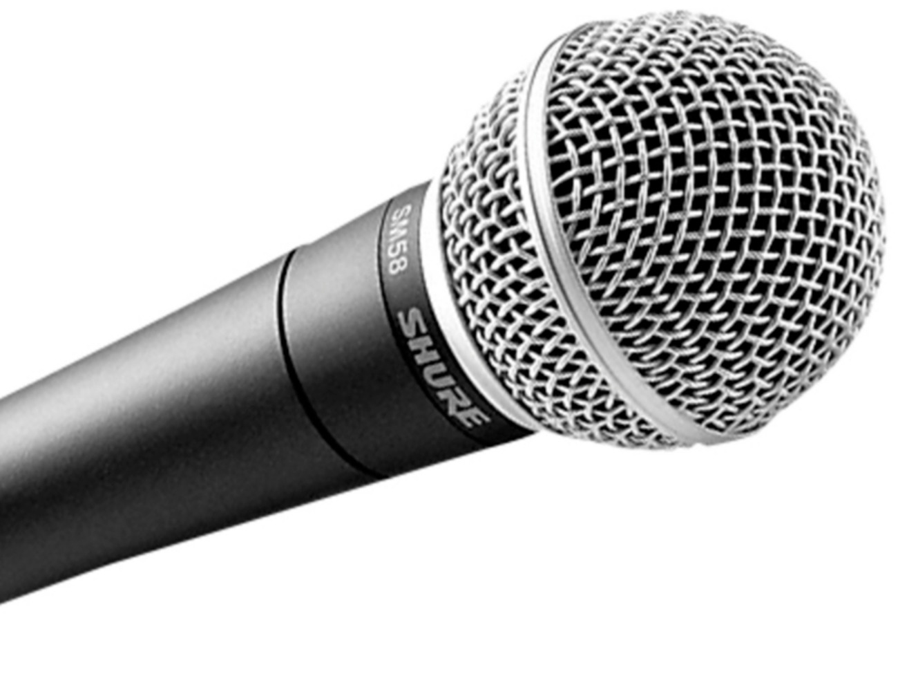 2 x shure sm58 microphones