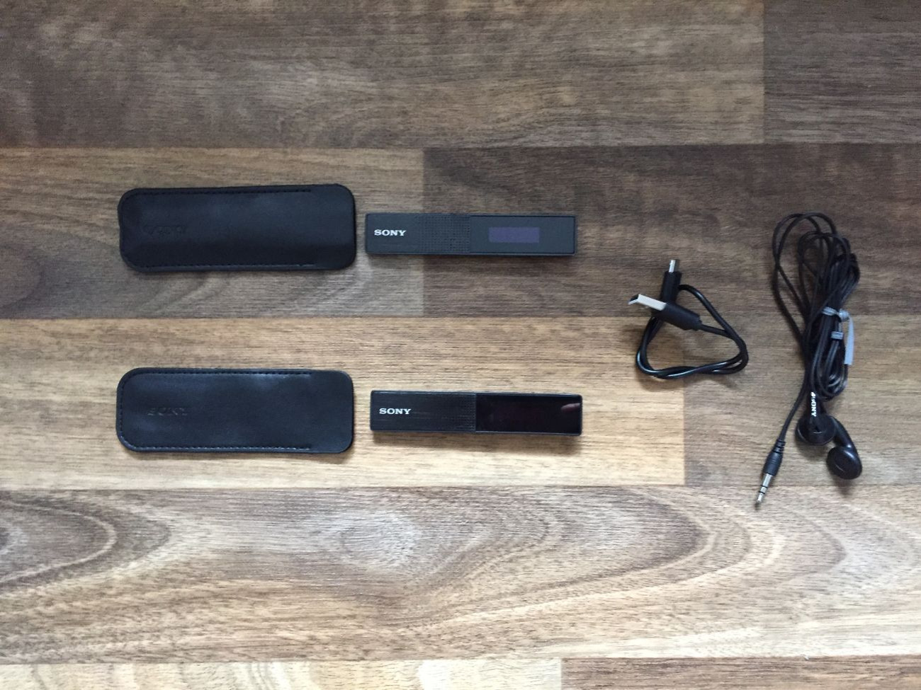 2 x sony icd-tx650b digital voice recorders