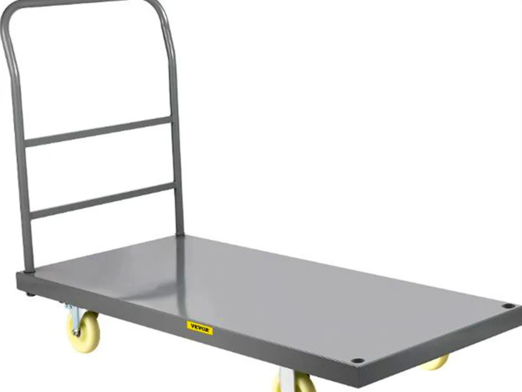2000lbs flatbed platform hand truck cart 2k pounds capacity warehouse removal transport