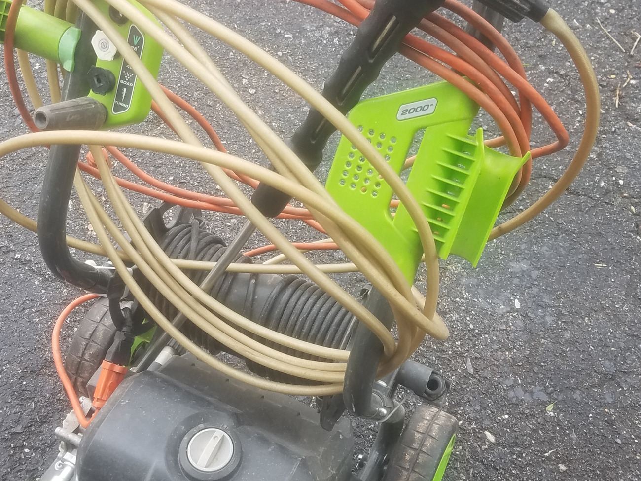 2000psi pressure washer