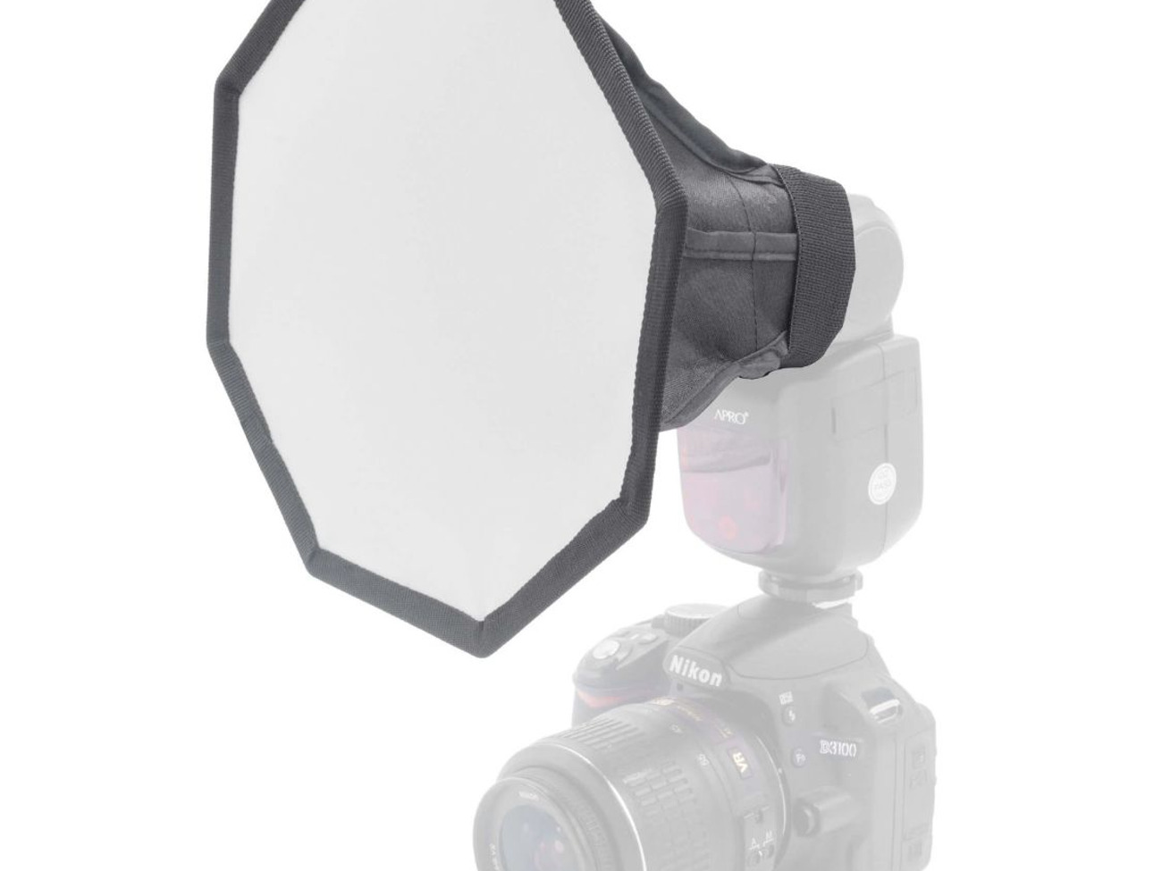 20cm (7.8") ultra-compact octagonal speedlite softbox