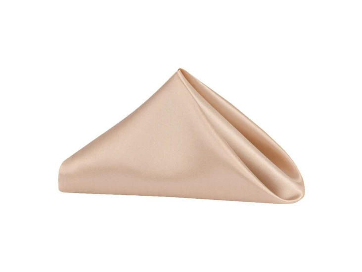 20"x20" champagne satin napkin
