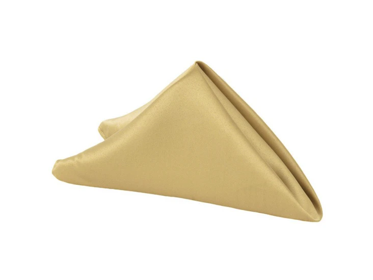 20"x20" gold lamour satin napkin