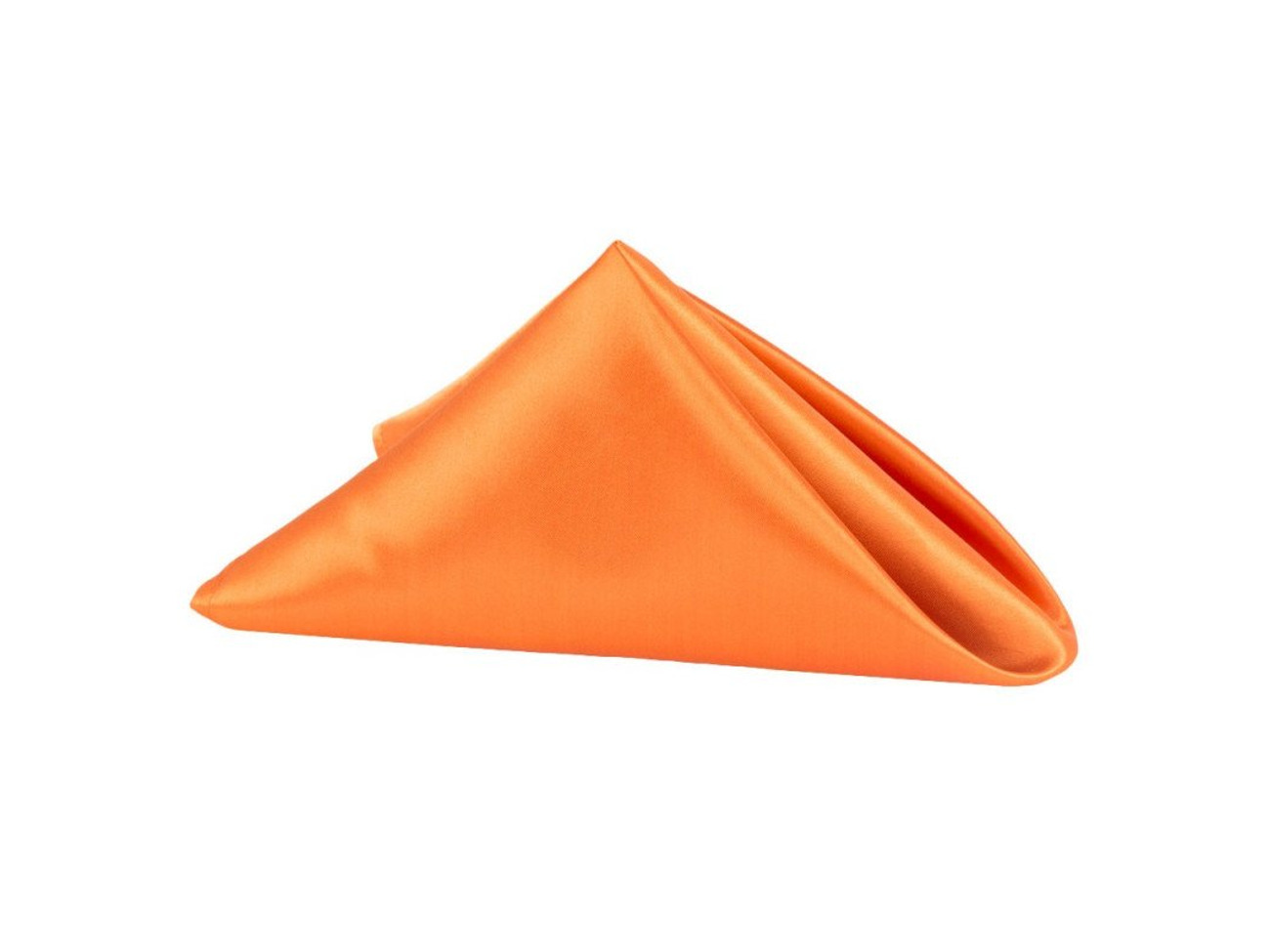 20"x20" orange satin napkin