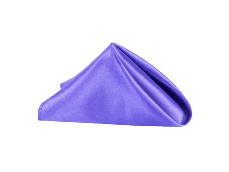 20"x20" purple satin napkin