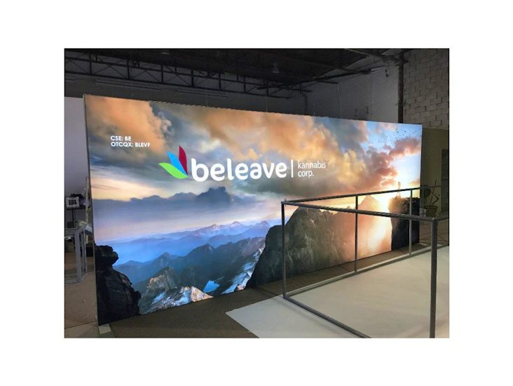20'x8' lightbox for advertising or trade shows