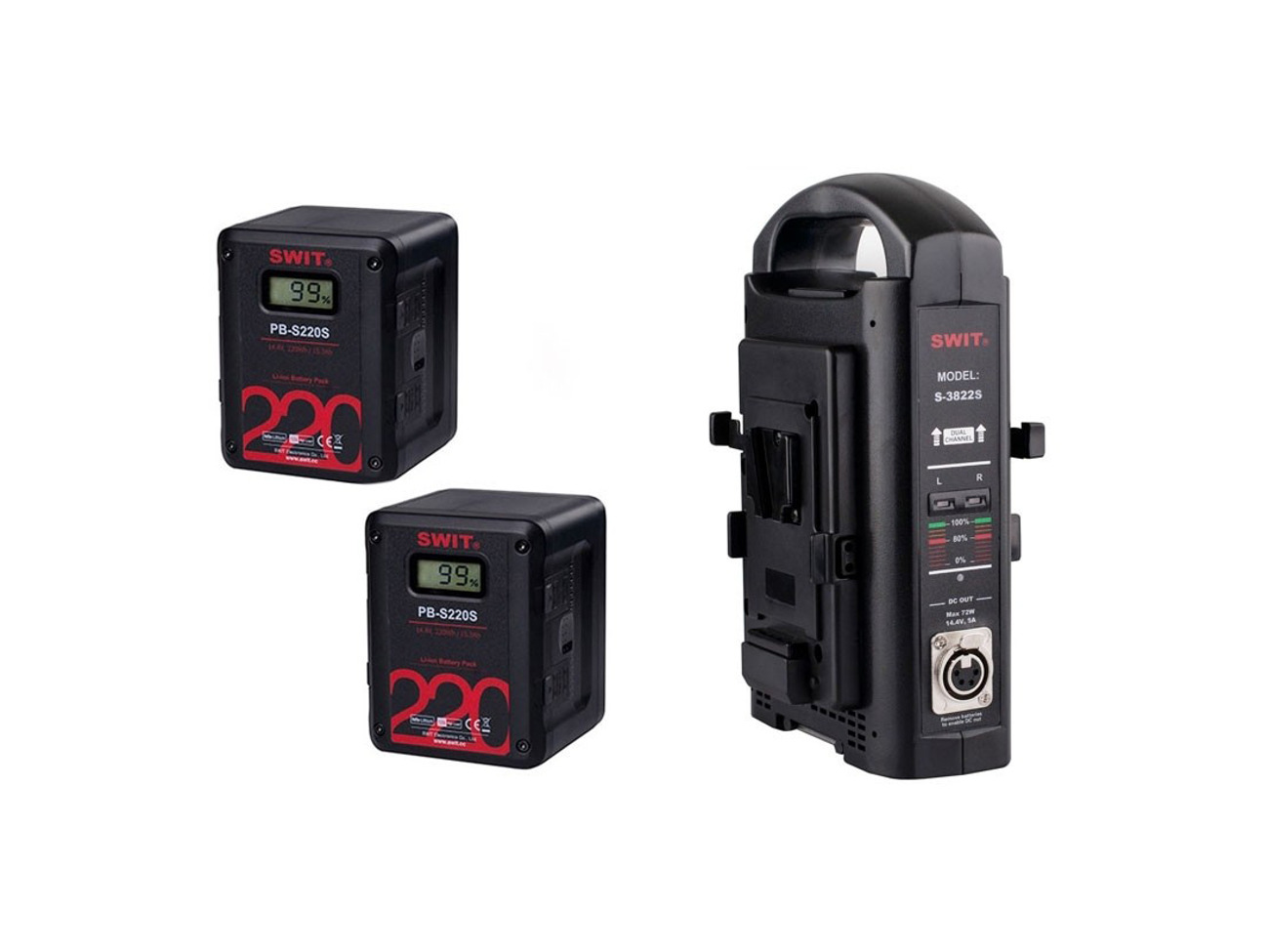 220wh v mount battery / charger 150, 98wh