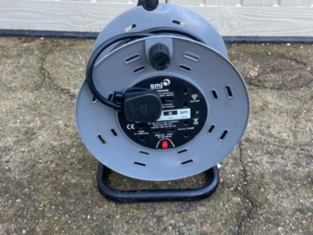 25m 4 socket extension reel