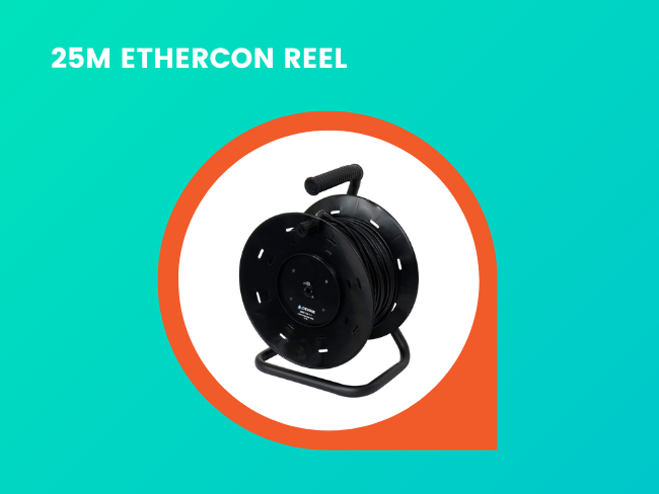 25m ethercon reel
