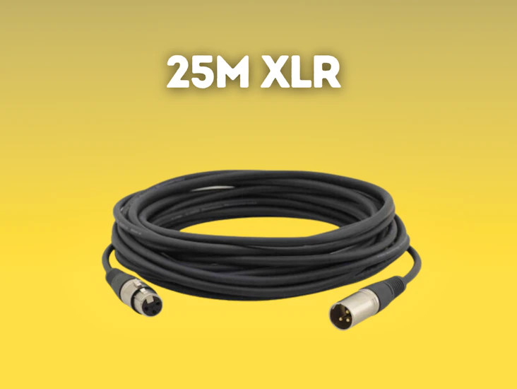 25m xlr to xlr cable