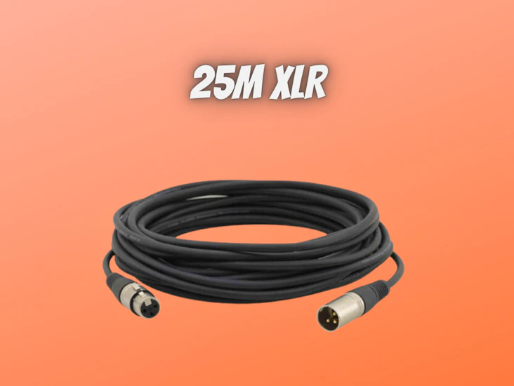 25m xlr to xlr cable
