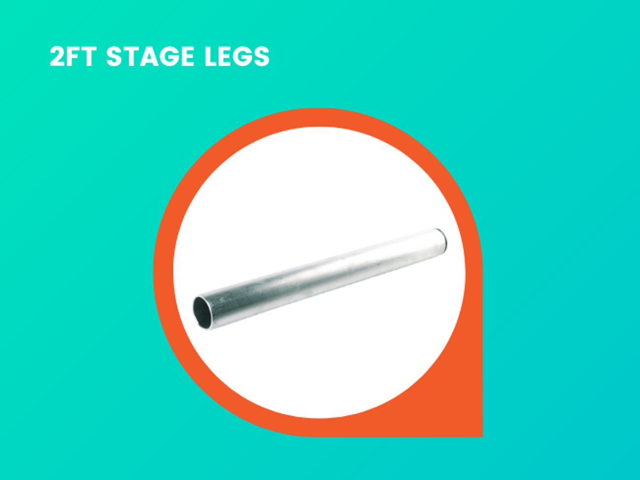 2ft stage legs