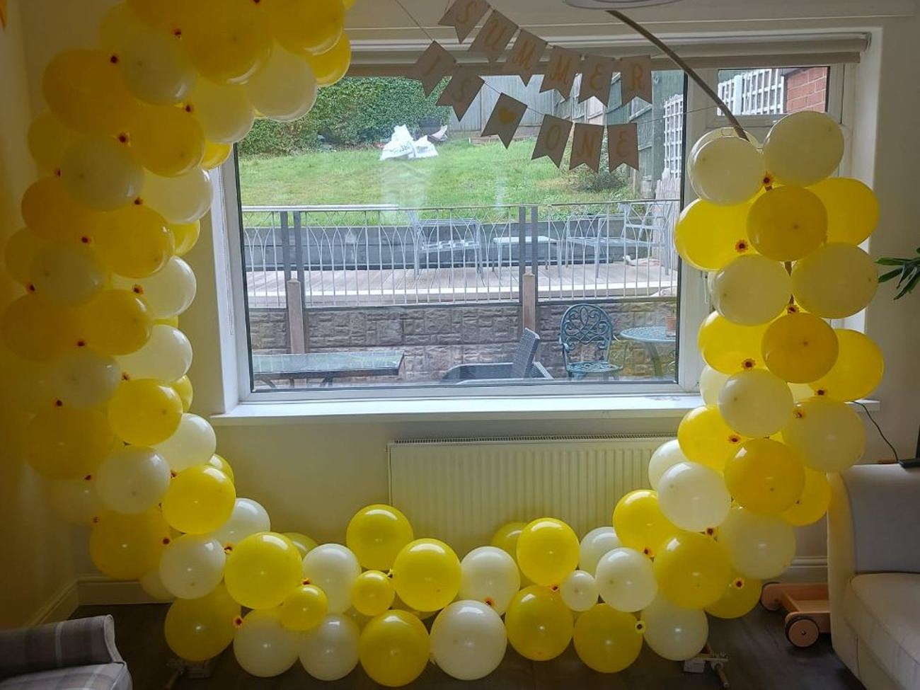 2m balloon hoop & electric balloon pump