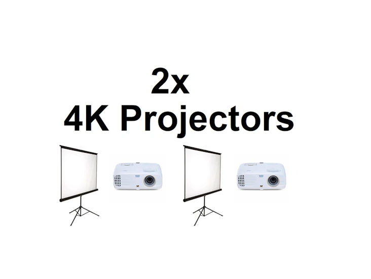 2x 4k projector - viewsonic px747-4k ultra hd 4k