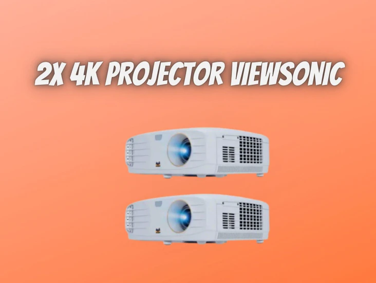 2x 4k projector ultra hd home projector viewsonic px747-4k