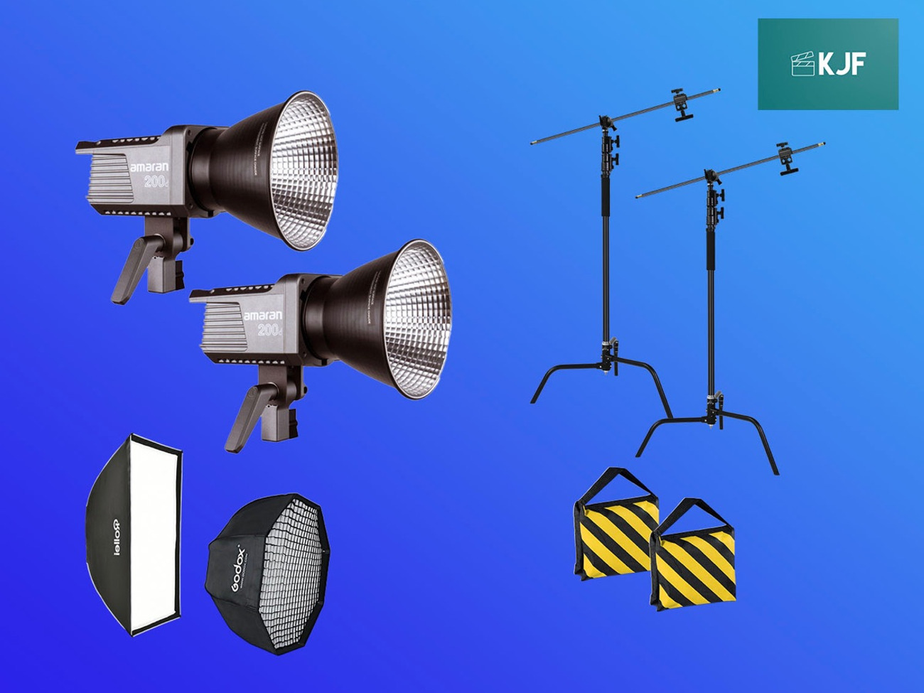 2x amaran 200d w/ extras