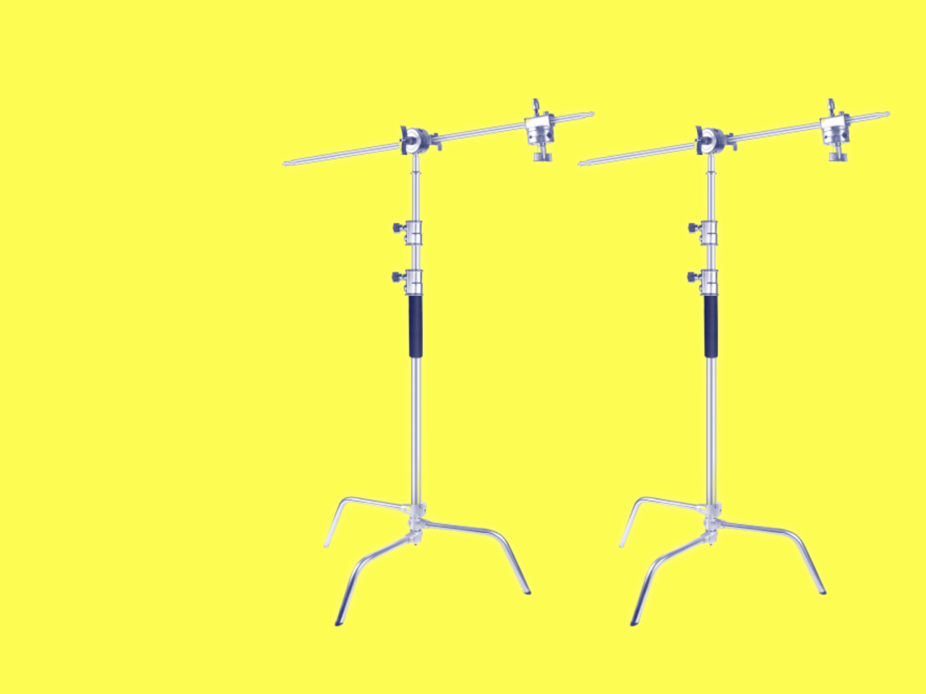 2x c stand / flag stand with flag arm & knuckles