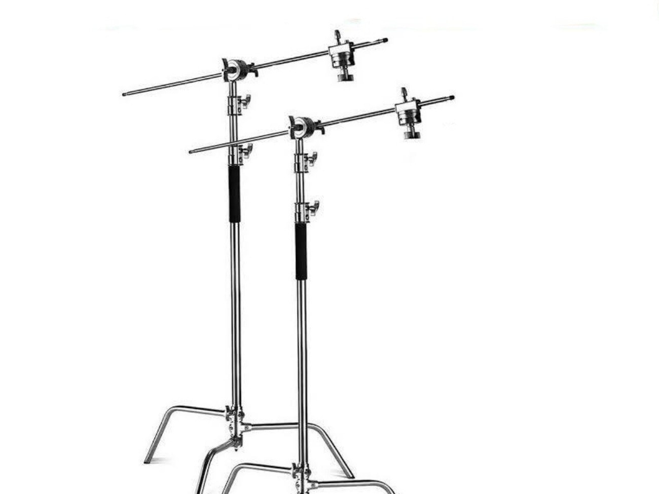 2x c stands heavy duty with arms and knuckles