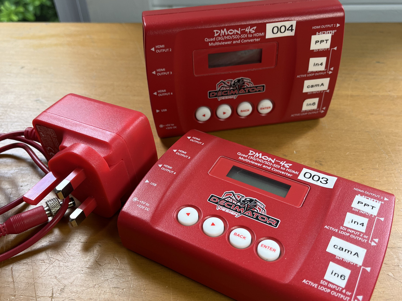 2x decimator design dmon-4s quad sdi-hdmi converters