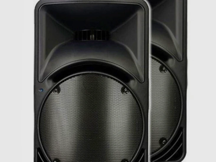 2x dj speakers for party / mackie srm 450