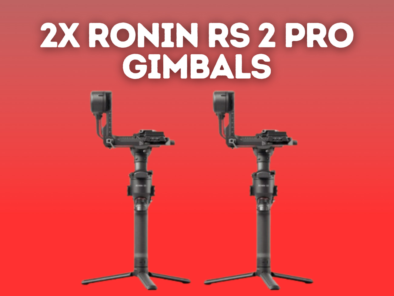 2x dji ronin rs 2 pro combo