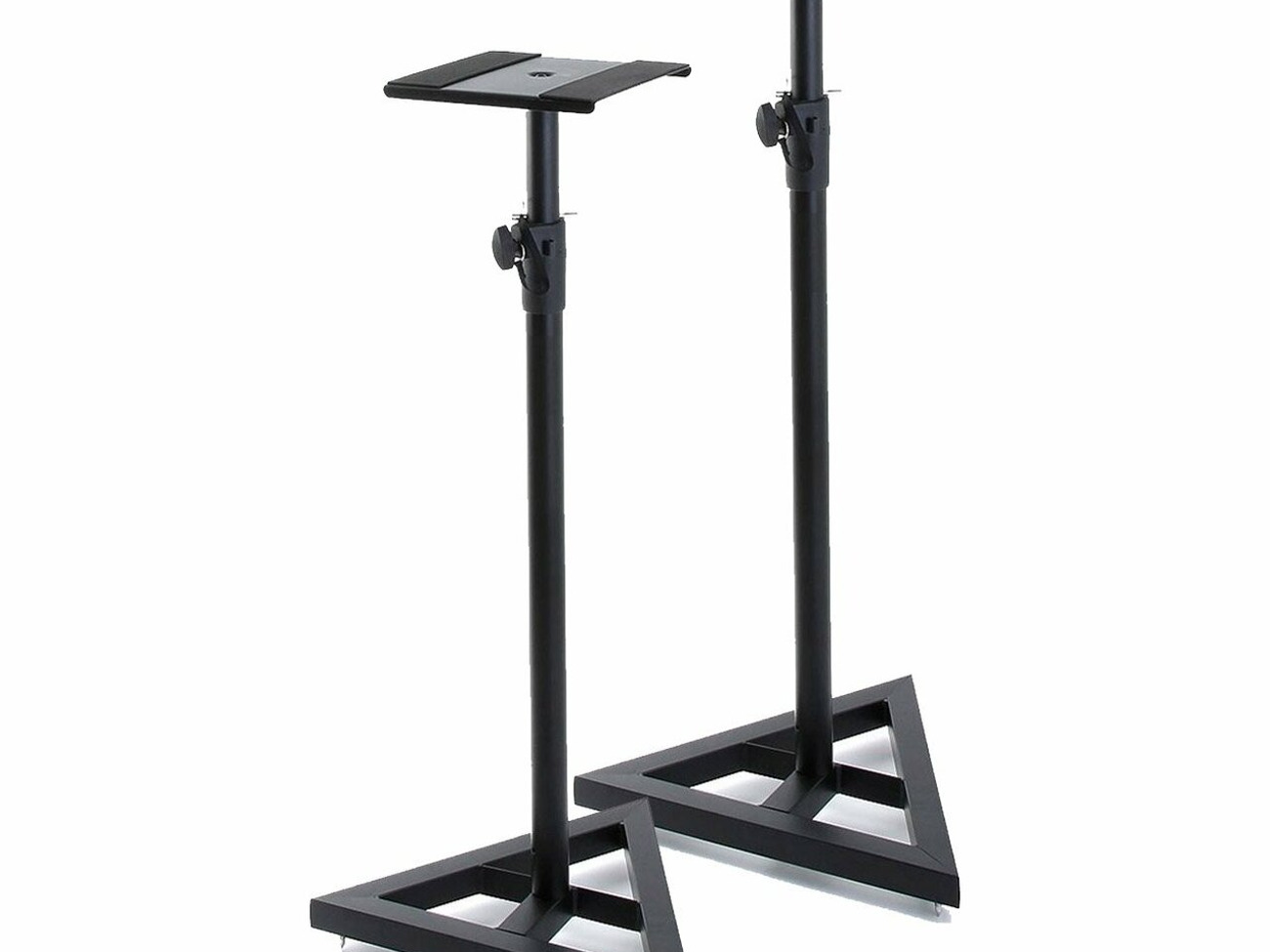 2x floor standing speaker stands