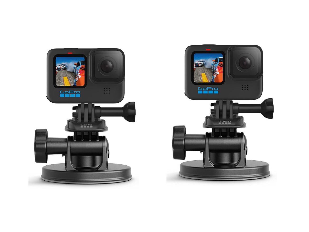 2x gopro hero11 black, accessories and suction mounts