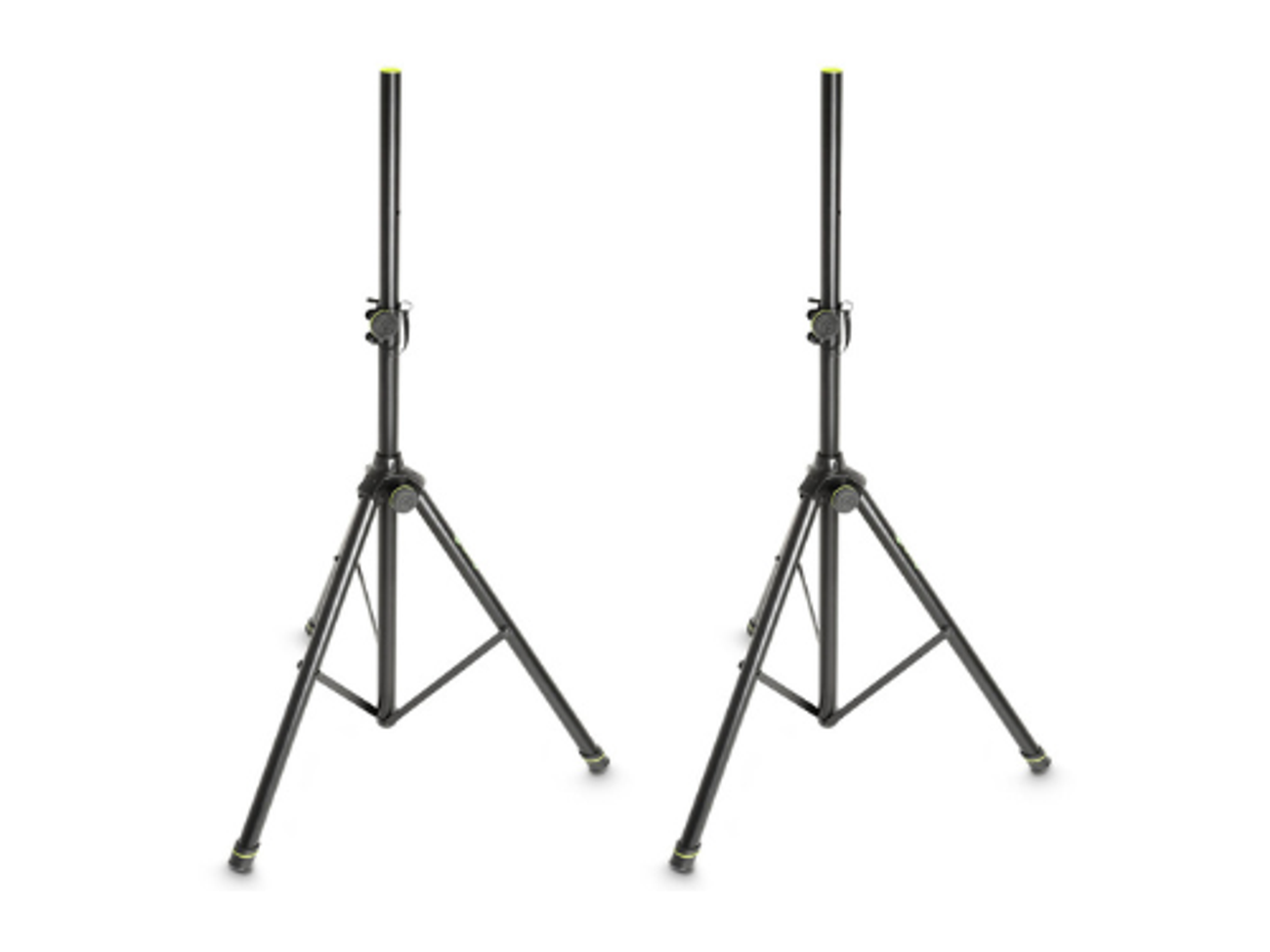 2x gravity sp 5211 gs b 35mm aluminium speaker stands