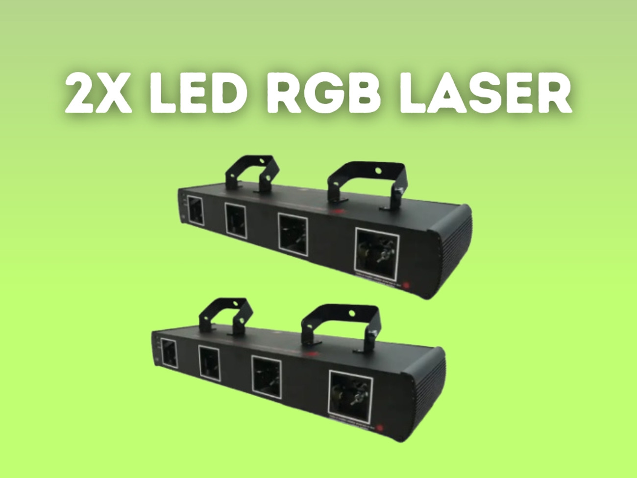 2x led rgb laser , disco lights, sound activated, party