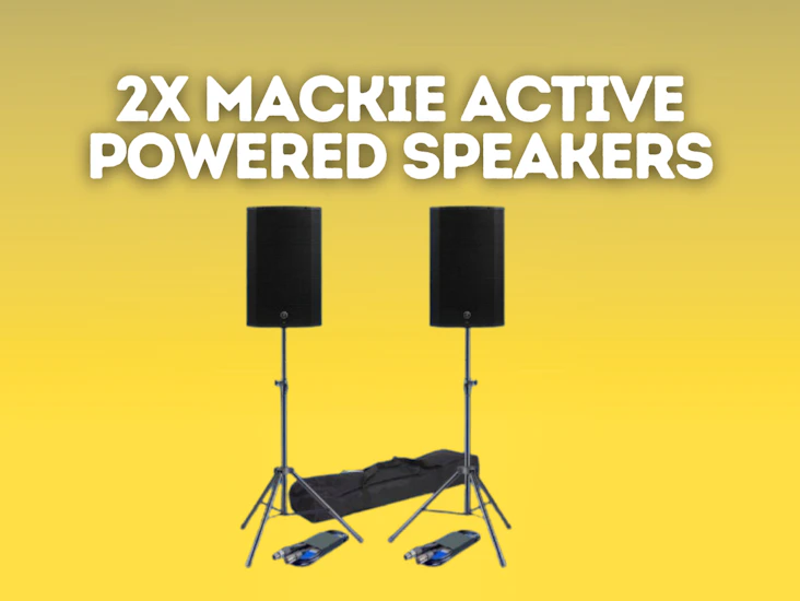 2x mackie thump12a powered speaker, 12-inch
