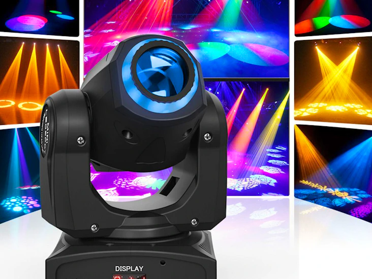 2x moving head light stage disco party prom night rgbw led