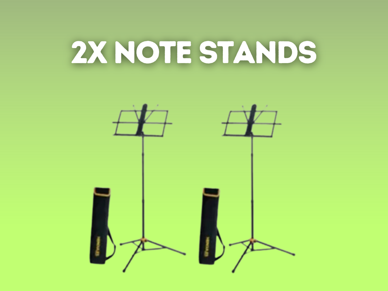 2x note stands, music stand, hercules bs118bb