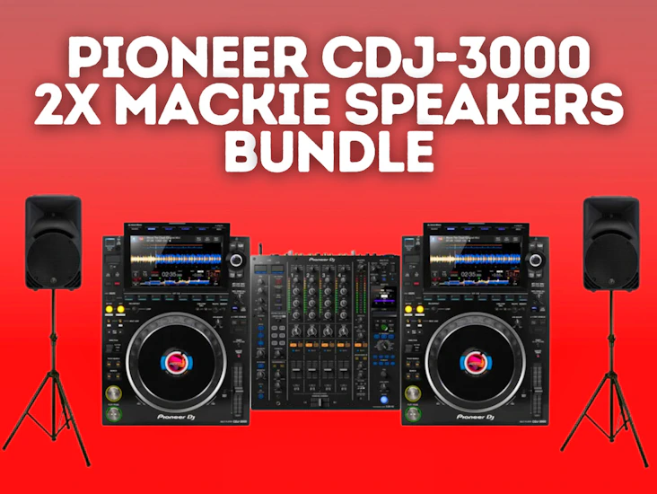 2x pioneer cdj 3000 + djm-a9 + 2x speakers, party bundle, cdj 3000