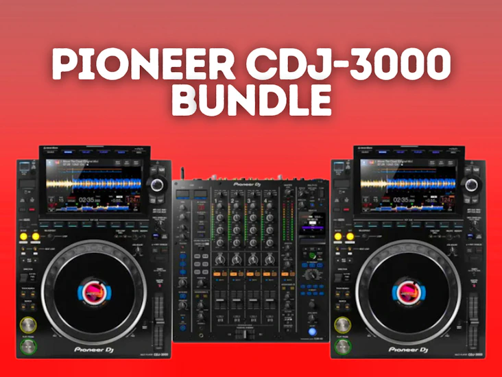 2x pioneer cdj 3000 + djm-a9 mixer bundle, cdj-3000