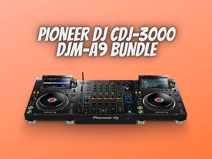 2x pioneer cdj-3000 + pioneer djm-a9 mixer bundle