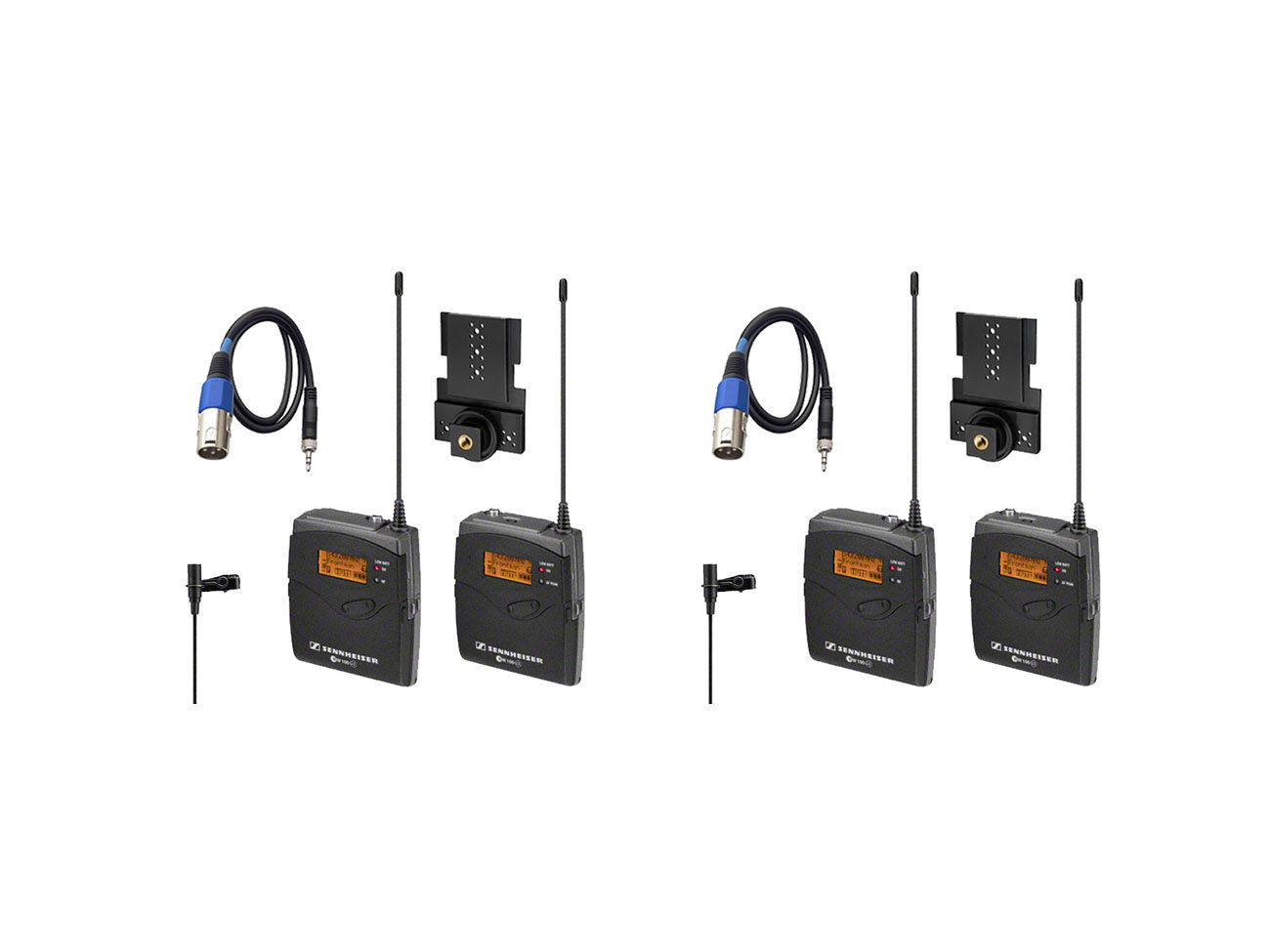 2x sennheiser ew 112p g3/g4 radio mic sets