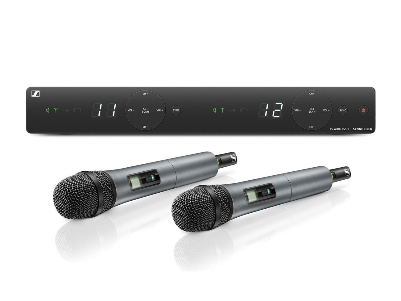 2x sennheiser xsw 1 835 wireless microphone
